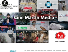 Tablet Screenshot of cinemartinmedia.com